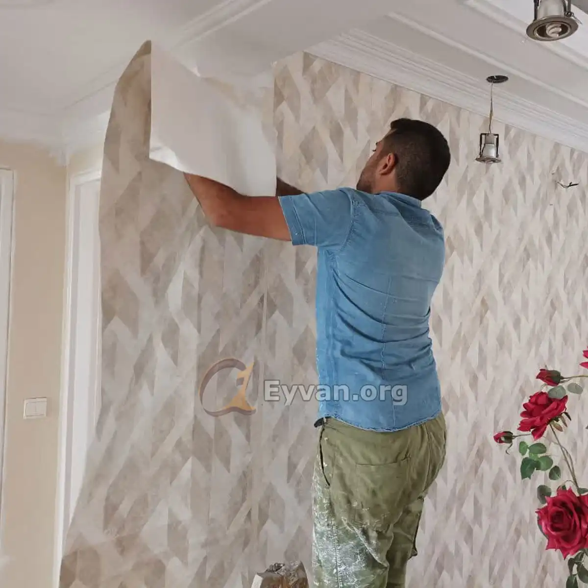 ارسال و نصب کاغذ دیواری