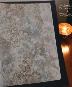 کاغذ دیواری داماسک پتینه پی وی سی کد 107