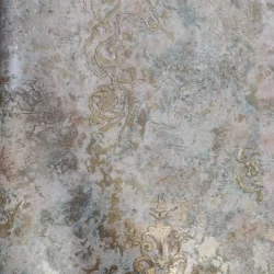 کاغذ دیواری داماسک پتینه پی وی سی کد 107