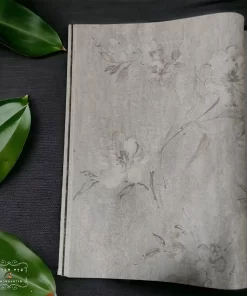 کاغذ دیواری پتینه نقش گلدار اکلیلی کد cm6514