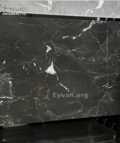 سرامیک پرسلان مشکی طرح سنگ مات 1403