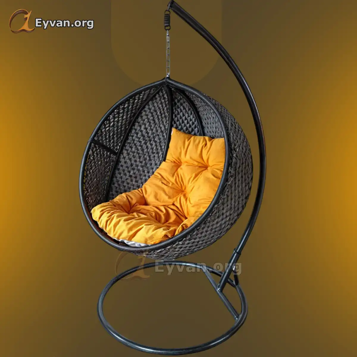 صندلی تاب ریلکسی | مدل حصیری کد GH6502